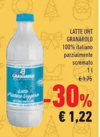 Conad Superstore LATTE UHT GRANAROLO 100% italiano parzialmente scremato 1 l offerta