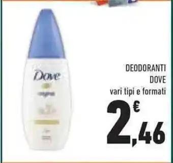 Conad Superstore DEODORANTI DOVE vari tipi e formati offerta