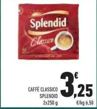 Conad Superstore CAFFÈ CLASSICO SPLENDID 2x250 g offerta