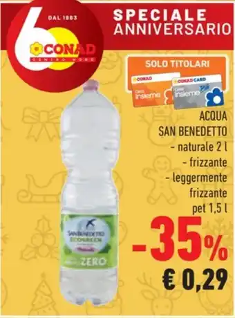 ACQUA SAN BENEDETTO - naturale 2 l