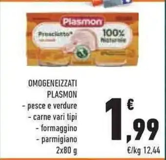 Conad Superstore OMOGENEIZZATI PLASMON offerta