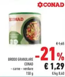 Conad Superstore BRODO GRANULARE CONAD offerta