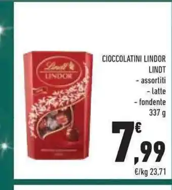 Conad CIOCCOLATINI LINDOR LINDT offerta