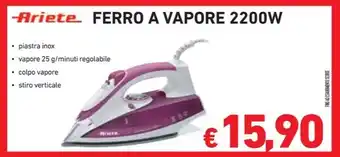 Conad Ariete FERRO A VAPORE 2200W offerta