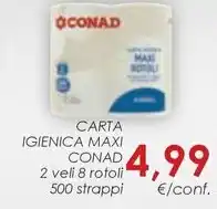 Conad CARTA IGIENICA MAXI CONAD offerta