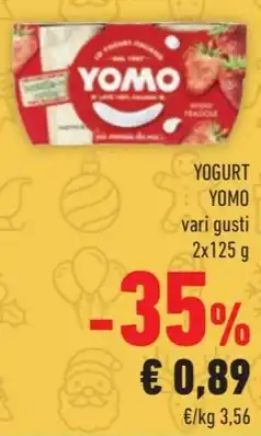 Conad YOGURT YOMO vari gusti offerta