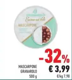 Conad MASCARPONE GRANAROLO 500 g offerta