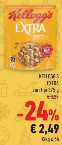 Conad KELLOGG'S EXTRA vari tipi 375 g offerta