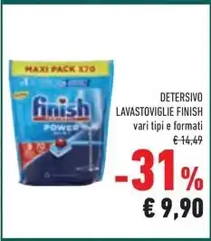 Conad DETERSIVO LAVASTOVIGLIE FINISH vari tipi offerta