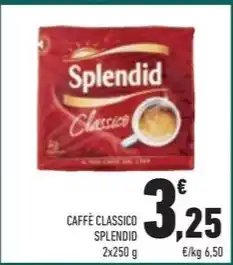 Conad CAFFÈ CLASSICO SPLENDID 2x250 g offerta