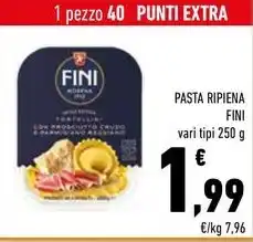 Conad PASTA RIPIENA FINI vari tipi 250 g offerta