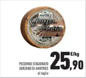 Conad PECORINO STAGIONATO GORZANO DI AMATRICE offerta