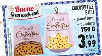 Conad CIOCOSOFFICE BAULI - panettone offerta