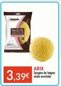 ARIX Spugna da bagno onda morbida