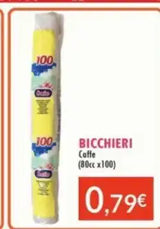 BICCHIERI Caffe (80cc x100)