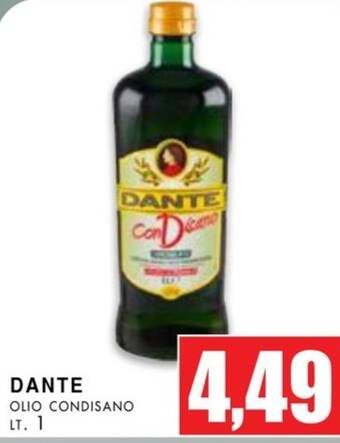 La Mimosa Supermercati DANTE OLIO CONDISANO LT. 1 offerta