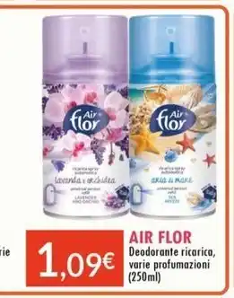 AIR FLOR Deodorante ricarica, varie profumazioni (250ml)