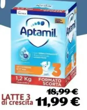 Aptamil LATTE 3 di crescita