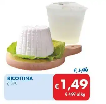 MD Discount RICOTTINA g 300 offerta