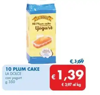 MD Discount 10 PLUM CAKE LA DOLCE con yogurt offerta