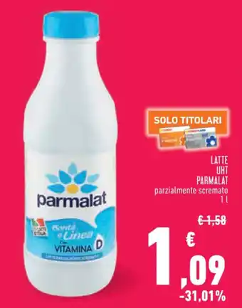 Conad Superstore LATTE UHT PARMALAT parzialmente scremato 1 l offerta