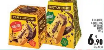 Conad Superstore IL PANDORO, IL PANETTONE TARTUFONE MOTTA offerta