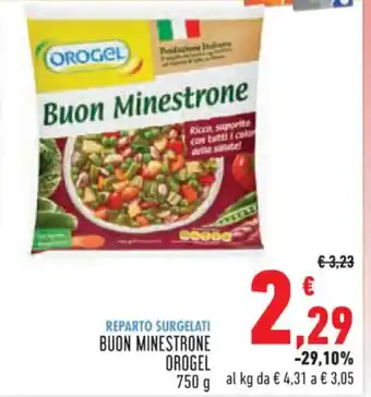Conad Superstore BUON MINESTRONE OROGEL 750 g offerta