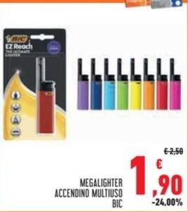 Conad Superstore MEGALIGHTER ACCENDINO MULTIUSO BIC offerta