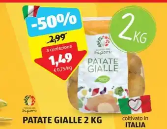 ALDI PATATE GIALLE 2 KG offerta