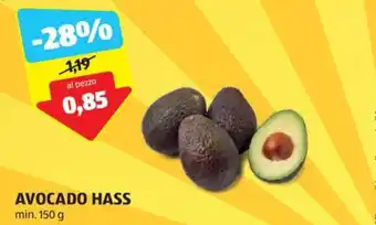 ALDI AVOCADO HASS min. 150 g offerta