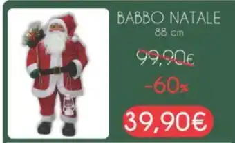 Aris Point BABBO NATALE 88 cm offerta