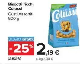 Carrefour Market Biscotti ricchi Colussi Gusti Assortiti 500 g offerta