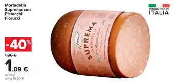 Mortadella Suprema con Pistacchi Fiorucci