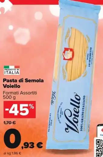 Pasta di Semola Voiello Formati Assortiti 500 g