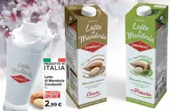 Carrefour Market Latte di Mandorla Condorelli offerta