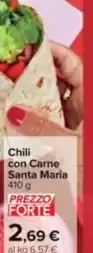 Carrefour Market Chili con Carne Santa Maria offerta