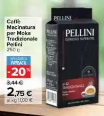 Caffè Macinatura per Moka Tradizionale Pellini 250 g