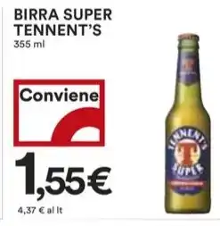Coop BIRRA SUPER TENNENT'S 355 ml offerta