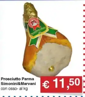 Muroli Formaggi Prosciutto Parma Simonini&Marvani offerta
