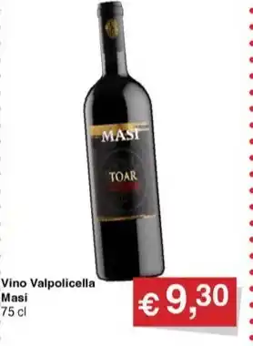 Muroli Formaggi Vino Valpolicella Masi 75 cl offerta
