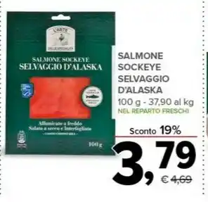 Todis SALMONE SOCKEYE SELVAGGIO D'ALASKA offerta
