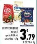 Conad Margherita FESTIVE FRIENDS NESTLE galak/kit kat/ smarties 147g offerta