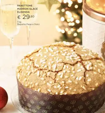 Esselunga PANETTONE MARRON GLACÉ ELISENDA offerta