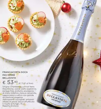 Esselunga FRANCIACORTA DOCG PAS OPERÉ BELLAVISTA offerta