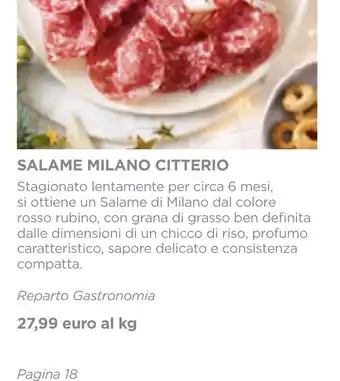 Esselunga SALAME MILANO CITTERIO offerta