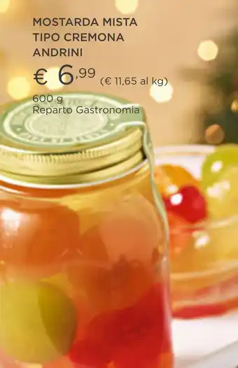Esselunga MOSTARDA MISTA TIPO CREMONA ANDRINI offerta