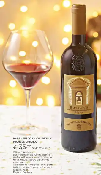 BARBARESCO DOCG "REYNA" MICHELE CHIARLO