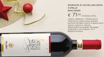 SFORZATO DI VALTELLINA DOCG 5 STELLE NINO NEGRI