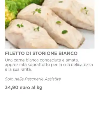 Esselunga FILETTO DI STORIONE BIANCO offerta