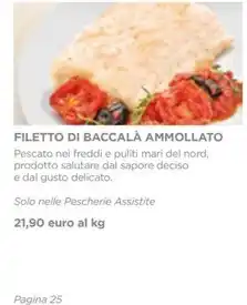 Esselunga FILETTO DI BACCALÀ AMMOLLATO offerta